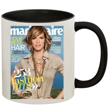 Hilary Swank 11oz Colored Inner & Handle Mug