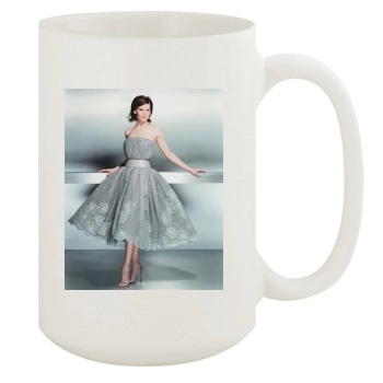 Hilary Swank 15oz White Mug