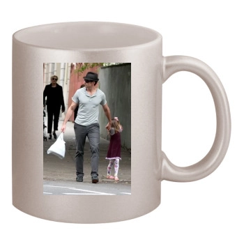 Hugh Jackman 11oz Metallic Silver Mug