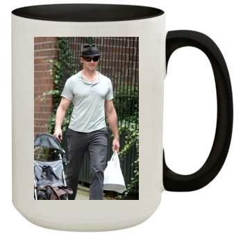 Hugh Jackman 15oz Colored Inner & Handle Mug