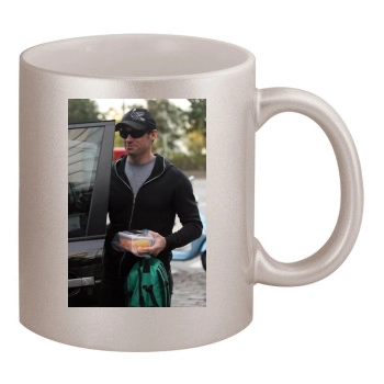 Hugh Jackman 11oz Metallic Silver Mug