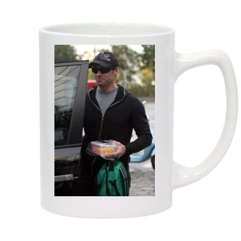 Hugh Jackman 14oz White Statesman Mug