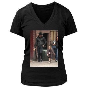 Hugh Jackman Women's Deep V-Neck TShirt