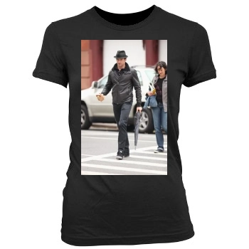 Hugh Jackman Women's Junior Cut Crewneck T-Shirt