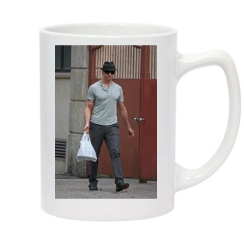 Hugh Jackman 14oz White Statesman Mug