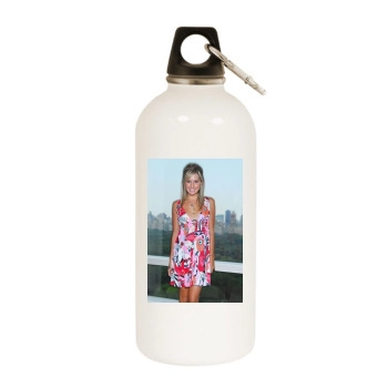 Ashley Tisdale White Water Bottle With Carabiner