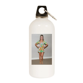 Ashley Tisdale White Water Bottle With Carabiner