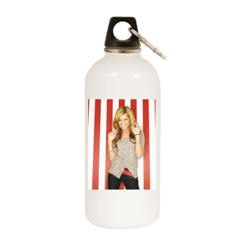 Ashley Tisdale White Water Bottle With Carabiner