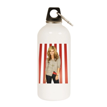 Ashley Tisdale White Water Bottle With Carabiner