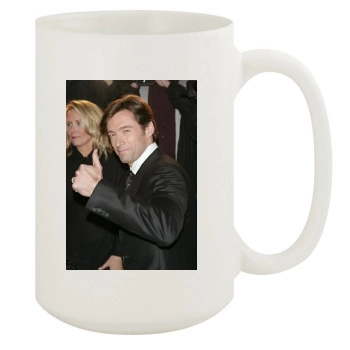 Hugh Jackman 15oz White Mug