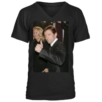 Hugh Jackman Men's V-Neck T-Shirt