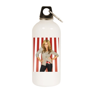 Ashley Tisdale White Water Bottle With Carabiner