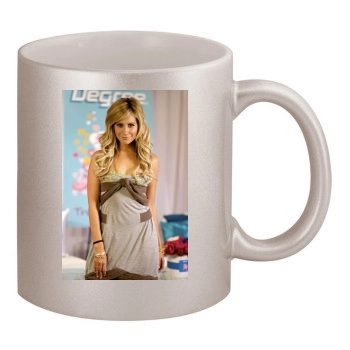 Ashley Tisdale 11oz Metallic Silver Mug