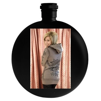 Ashley Tisdale Round Flask