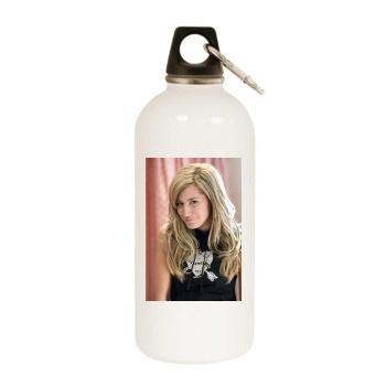 Ashley Tisdale White Water Bottle With Carabiner