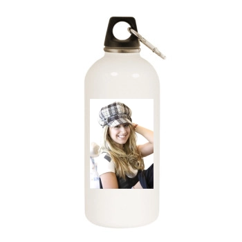 Ashley Tisdale White Water Bottle With Carabiner