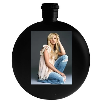 Ashley Tisdale Round Flask