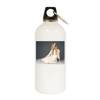 Ashley Tisdale White Water Bottle With Carabiner