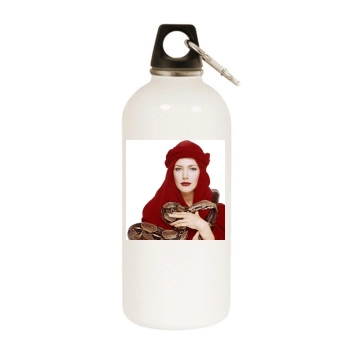 Hunter Tylo White Water Bottle With Carabiner