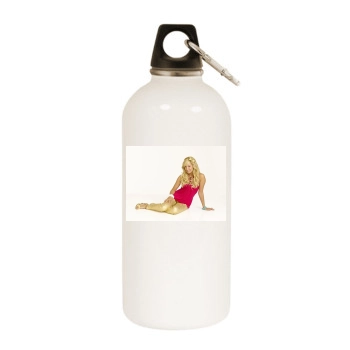 Ashley Tisdale White Water Bottle With Carabiner