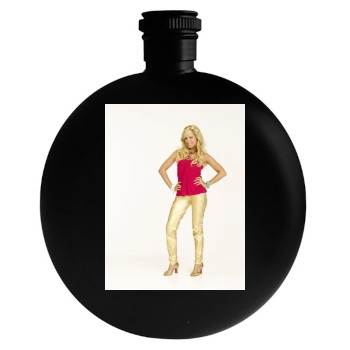 Ashley Tisdale Round Flask