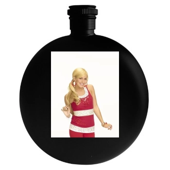 Ashley Tisdale Round Flask