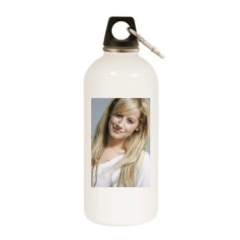 Ashley Tisdale White Water Bottle With Carabiner