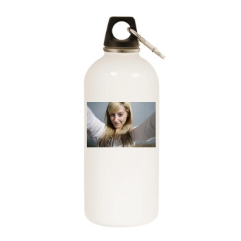 Ashley Tisdale White Water Bottle With Carabiner