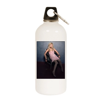 Ashley Tisdale White Water Bottle With Carabiner