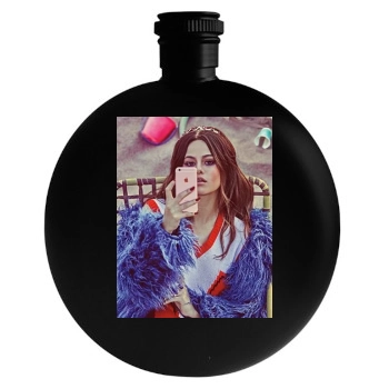 Selena Gomez Round Flask