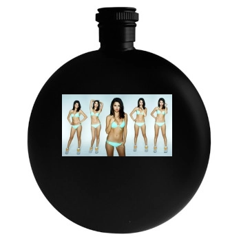 Selena Gomez Round Flask