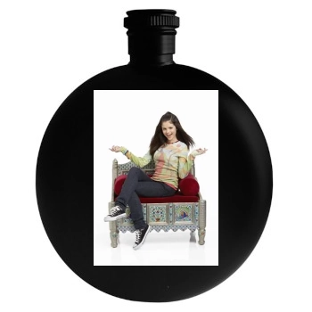 Selena Gomez Round Flask