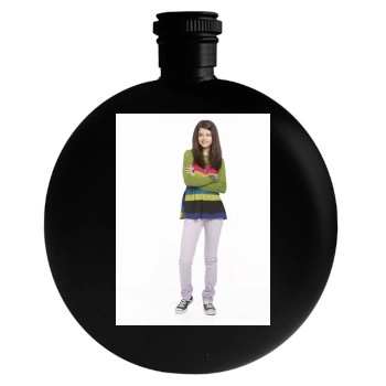 Selena Gomez Round Flask