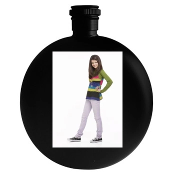 Selena Gomez Round Flask