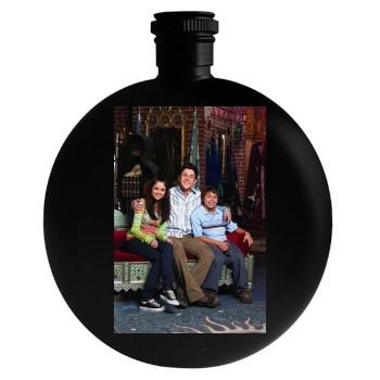 Selena Gomez Round Flask