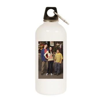 Selena Gomez White Water Bottle With Carabiner