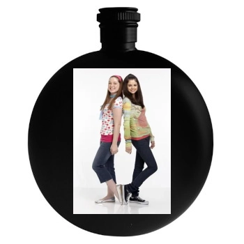 Selena Gomez Round Flask