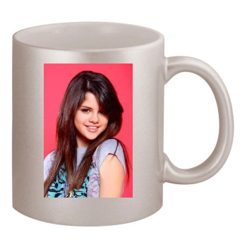 Selena Gomez 11oz Metallic Silver Mug