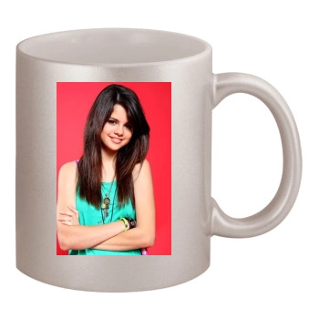 Selena Gomez 11oz Metallic Silver Mug