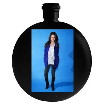 Selena Gomez Round Flask