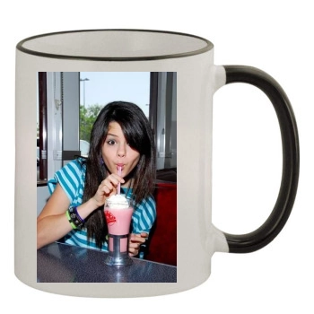 Selena Gomez 11oz Colored Rim & Handle Mug