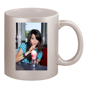 Selena Gomez 11oz Metallic Silver Mug