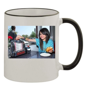 Selena Gomez 11oz Colored Rim & Handle Mug