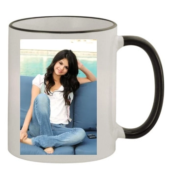 Selena Gomez 11oz Colored Rim & Handle Mug