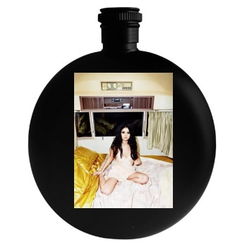 Selena Gomez Round Flask