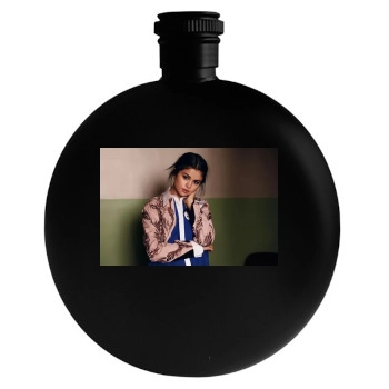 Selena Gomez Round Flask