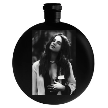 Selena Gomez Round Flask