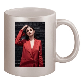 Selena Gomez 11oz Metallic Silver Mug