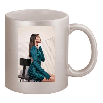 Selena Gomez 11oz Metallic Silver Mug