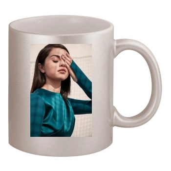 Selena Gomez 11oz Metallic Silver Mug